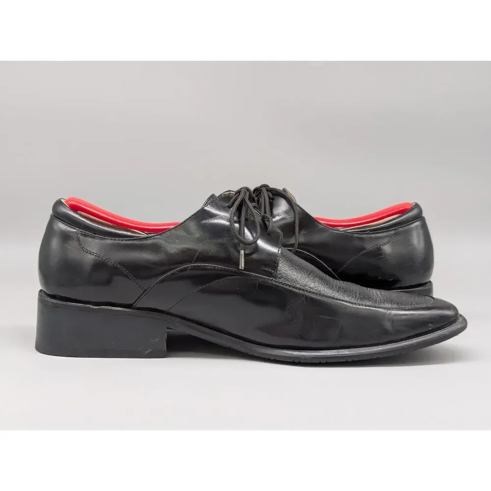 Dong Hai Dress Shoe Mens Black Leather Classic Round Toe Oxfords Size 42